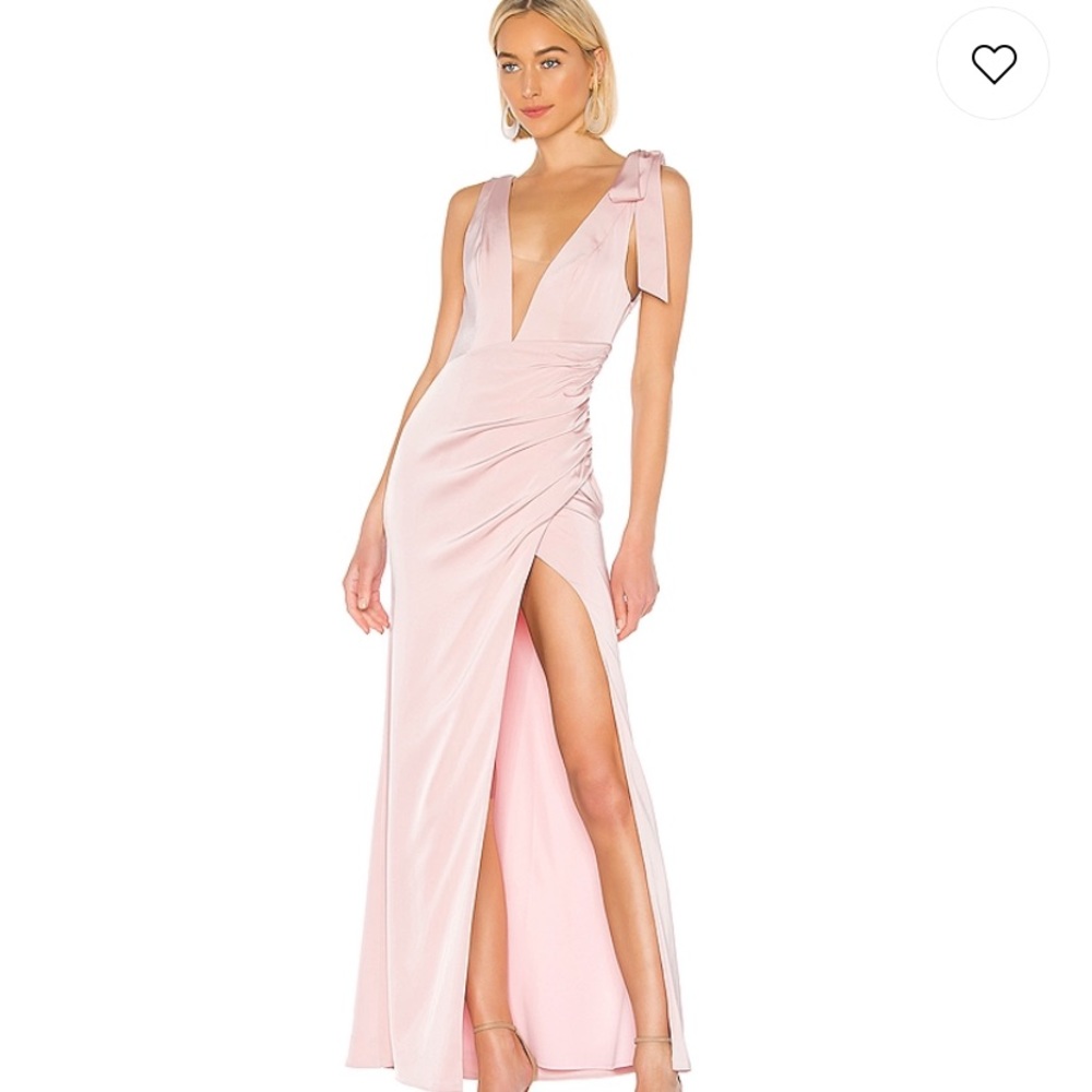 Revolve Lovers + Friends Patrick Gown Light Pink